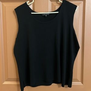 Ming Wang black knit top - size XL.  Matches 2 jackets in separate listing.